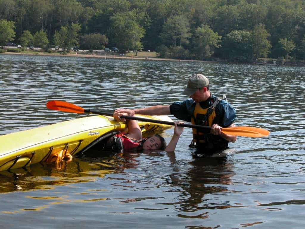 Rolling a Eskimo Kayak Lesson