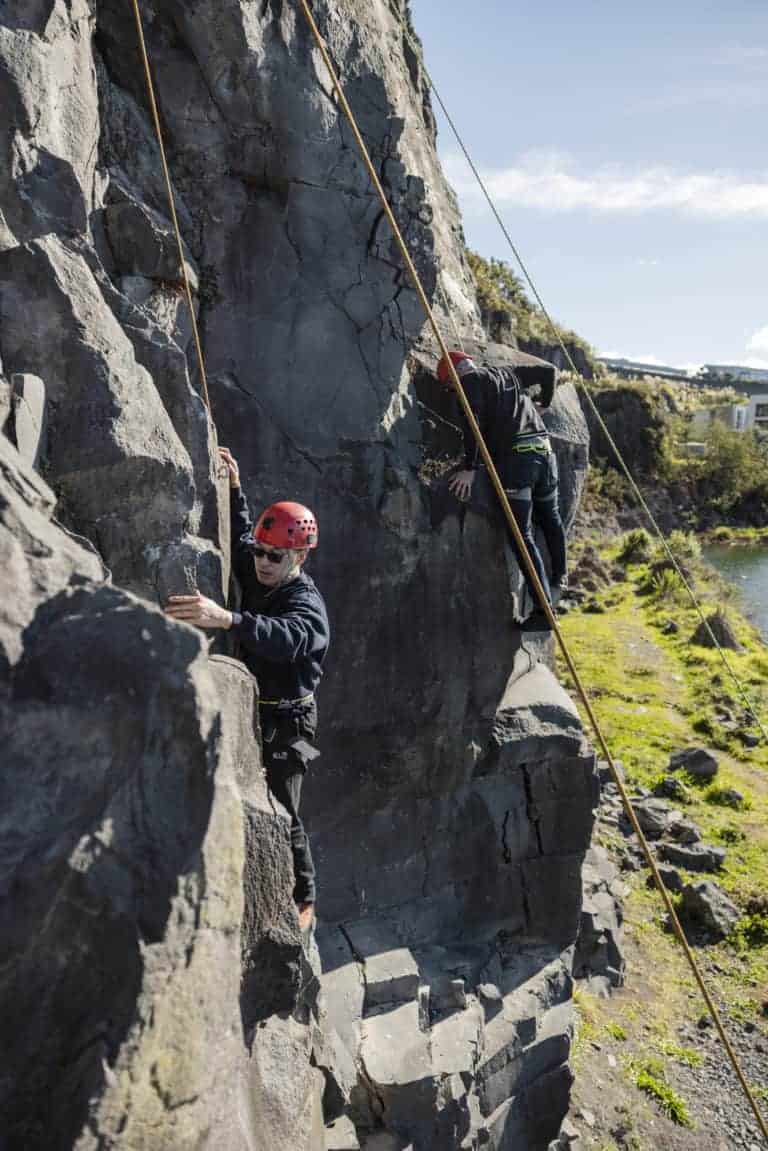 Beginner Outdoor Rock Climbing Auckland New Zealand