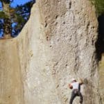 Rock Lead Climbing Outdoor