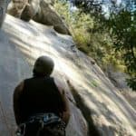 Rock Lead Climbing Outdoor