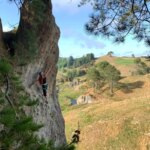 Rock Lead Climbing Outdoor