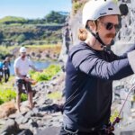 Rock Lead Climbing Outdoor