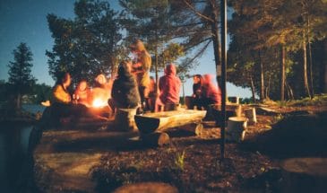 kids and schools camping