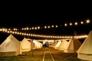 Luxury Camping Festival Ticket Package Overnight
