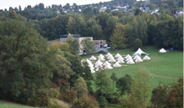 Glamping tent hire for sporting events and festivals