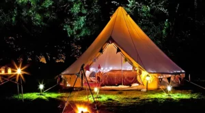 Glamping Tent in Scenic Nature