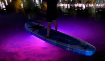 Paddle Boarding At Night