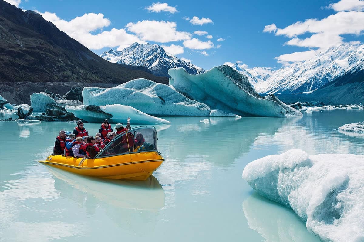 Mount Cook Glacier Explorers Boat Ride