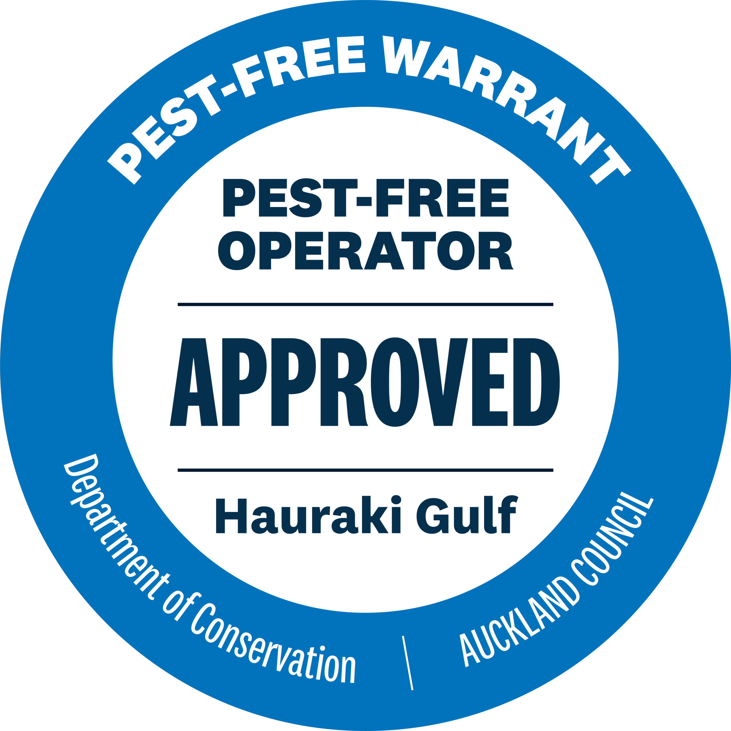 SNM Approved Pest Free Auckland Warrant