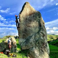 Beginner Outdoor Rock Climbing